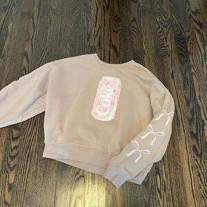 Pepsi Crewneck Sweatshirt with pink bows